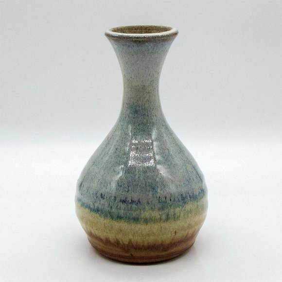 Vintage Southwestern Pottery Ombre Effect Bud Vase - Picture 2 of 4